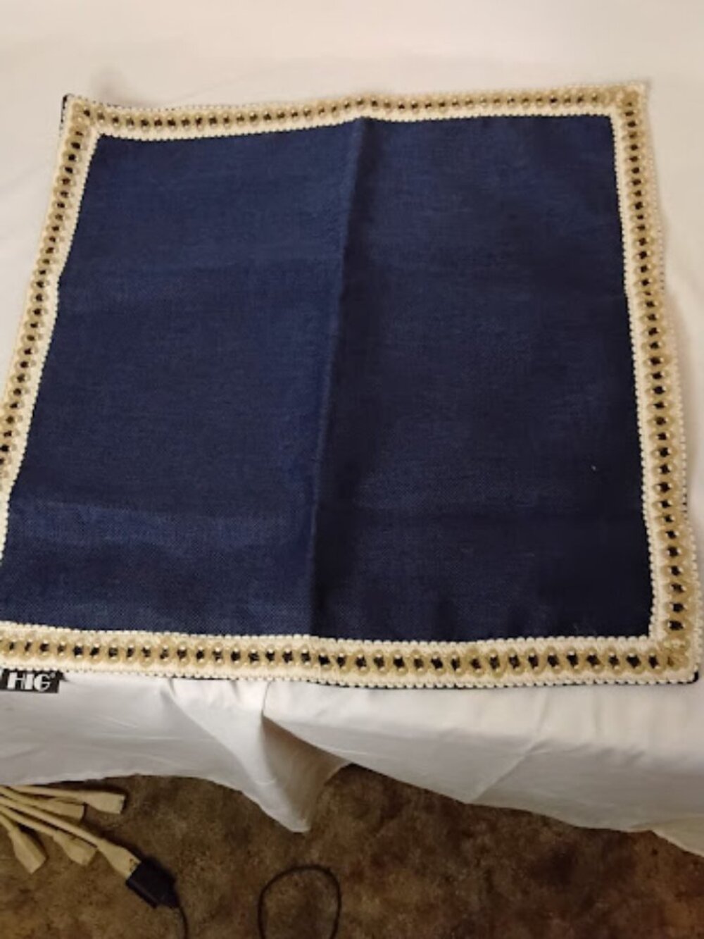 Three H I G high quality 18 x 18 fancy trimmed Pillow covers.....